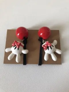 ミニーマウス　ヘアゴム　当時物　平成レトロ