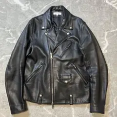 【美品】 ユナイテッドアローズ シープスキン ダブルライダースジャケット XL