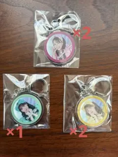 FRUITS ZIPPER かがみ ラッフルくじ アクリルミニチャーム