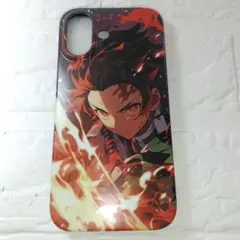 スマホカバー 鬼滅の刃 竈門炭治郎 デザイン iPhone15用