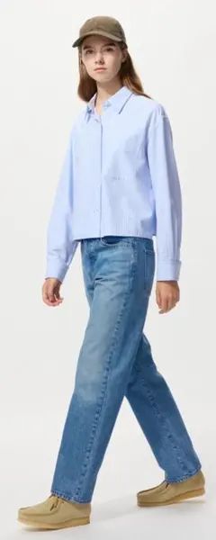 JW ANDERSON ストレートジーンズ　65 BLUE ユニクロ