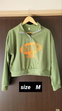 ハーフジップトレーナー　レディース　M