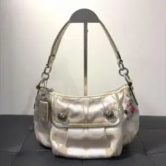 COACH コーチ 2way シグネチャー バッグ 希少チャーム付 y2k