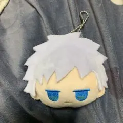 呪術廻戦 五条悟 じとっと フェイスぬいぐるみキーホルダー
