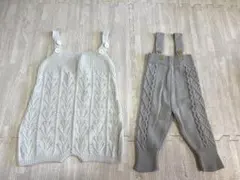 ニットサロペット ニットパンツ 8090