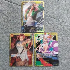 クザン／シャンクス／ヤマト SEC ３枚組　ワンピースカード
