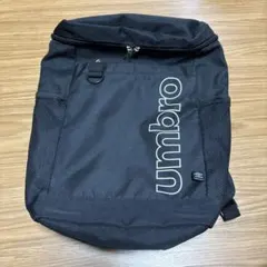 umbro 黒 リュック メッシュポケット付き 子供用