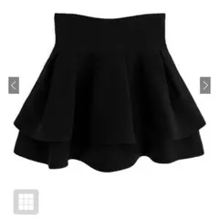 GRL インパン裏地付きミニフレアスカート gm772