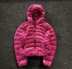 old UNIQLO 00s down jacket y2k pinkモンベル似