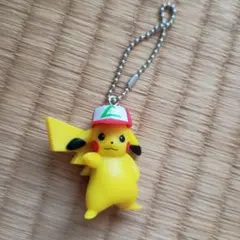 ポケットモンスターピカチュウ キーホルダー アッシュ帽子