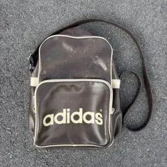 adidas フェイクレザー バッグ OG エアライナー ダークブラウン - メルカリ