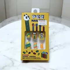 【PEZ/ペッツ】ネイルチップ 新品 10サイズ 24個入り 接着シール付き