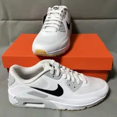 ナイキ　エアマックス　90 ゴルフ　ホワイト　ブラック　白　黒　27.5