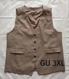 GU《USED》ノーカラーベスト