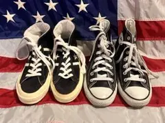 CONVERSE本革&スエード革ハイカットスニーカー2足セット23cmバラ売不可
