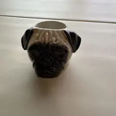 パグ 犬型 陶器製 小物入れ 置物のサムネイル
