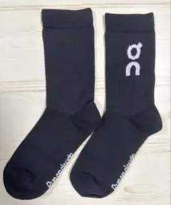 ON オン ランニング ソックス 靴下 ブラック 黒