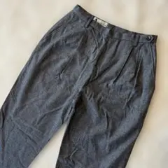 Aquascutum 日本製　ウール100% スラックス　グレー　キュプラ裏地
