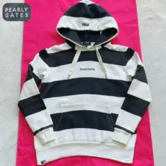 PEARLY GATES PPG 高級ダンボールニット パーカー 半袖 紺 0 - メルカリ