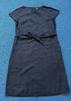 無印良品　リネンワンピース 麻100％ Mサイズ