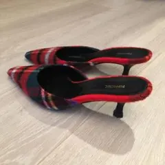 PIPICHIC チェック柄ミュール 36サイズ　NOBLE購入