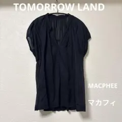 TOMORROWLAND MACPHEE ブラウス 半袖 ネイビーのサムネイル