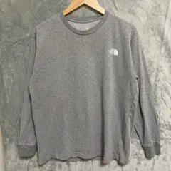 【L848】 THE NORTH FACE ロンT サイズXL グレーのサムネイル
