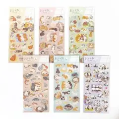 おひるねファミリーステッカー　6シートセット　マインドウェイブ