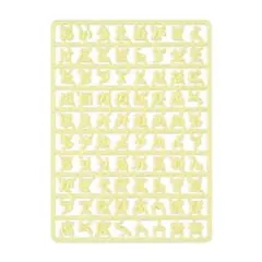まいぱちるん 文字パーツ 黄色 バラ売り