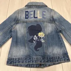【美女と野獣】GAP デニムジャケット ディズニー サイズ105 ベル刺繍入り