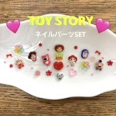 ネイルパーツ限定 SET☆トイストーリー　ジェシー LOVEのサムネイル
