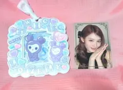 TWICE サナ　PLAY特典トレカ・カードホルダーセット