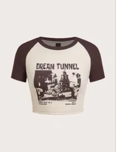Tシャツ　クロップド丈　ミニT ピチT