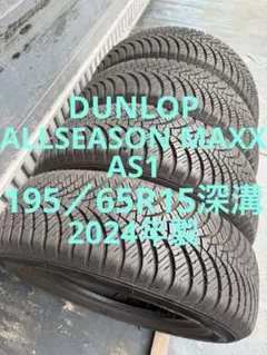 ダンロップオールシーズンタイヤ195／65R15 91H深溝