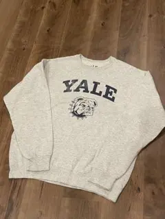 【美品】YALE/スウェット/90's/S-M/グレー