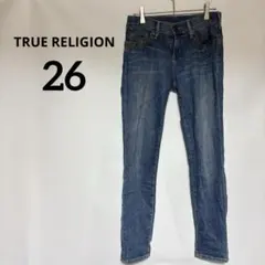 1点のみ✨ TRUE RELIGION 【26】 スキニーデニム ブルー