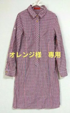 専用です　Yorkland　ヨークランド　シャツワンピース　チェック　2WAY