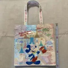 未使用タグ付き　happy birthday Mickey mouse バッグ