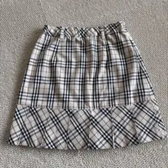 BURBERRY チェック柄プリーツスカート 150A