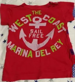 JUNK STORE Tシャツ マリン柄 レッド 80cmのサムネイル