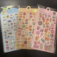 【早い者勝ち】動物シール（犬・猫）硬いシール2枚　アクリルシール1枚　3枚セット