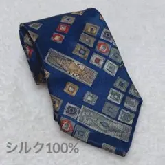 ネクタイ　シルク100％　絹　フォーマル　セレモニー　キレイめ　ネイビー　日本製