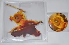 鬼滅の刃 無限城編 キービジュアル アクリルスタンド 缶バッジ 伊之助