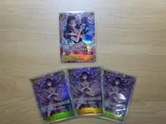 ニコロビン　SRパラレル×1 SR×3 ワンピースカードヒロインズ　プロモ付き
