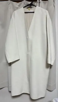 FRAY I.D オフホワイトロングリバーコート