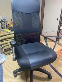 YAMADA ワークチェア オフィスチェア ブラック