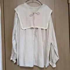 ＳＭ２✕ ゆべしさんコラボ　つけ襟ブラウス