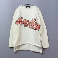 コムデギャルソンオムプリュス 花柄刺繍エステルニット 2022SSのサムネイル