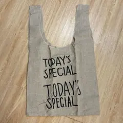 TODAY'S SPECIAL エコバッグ 麻素材のサムネイル