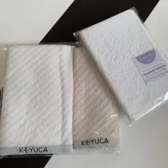 ★新品★KEYUKA×泉州フェイスタオルハンドタオル今治ハンドタオル　３枚　白
